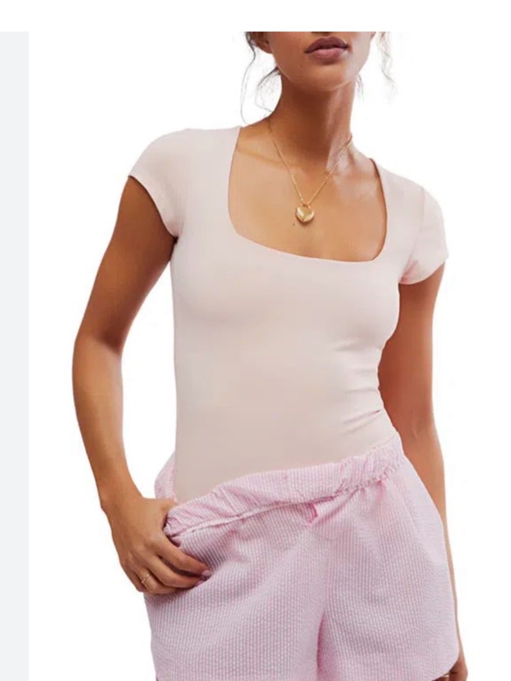 Free People Bodysuit Intimately Square Eyes